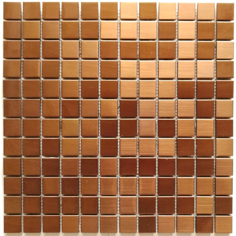 Free shipping brushed rose gold stainless steel metal mosaic tile for bathroom KTV background decoration
Free shipping brushed rose gold stainless steel metal mosaic tile for bathroom KTV background decoration
