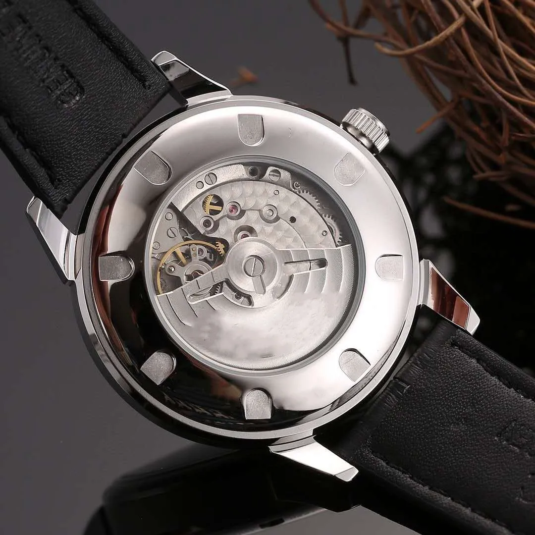 Luxury brand men's mechanical watches visible movement calfskin strap fashion trend high quality high quality aaa watch
Luxury brand men's mechanical watches visible movement calfskin strap fashion trend high quality high quality aaa watch
