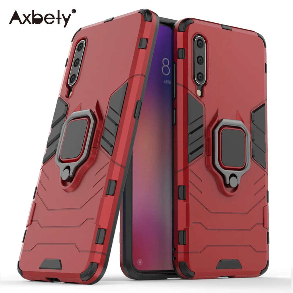 Защитный гибридный чехол с подставкой для Xiaomi Mi CC9/A3 CC9E 9SE 8 9 Pro противоударный
