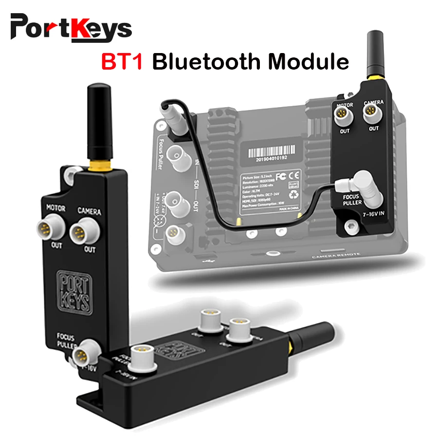Portkeys BT1 Bluetooth Module for BMPCC 4K 6K Camera Touch Screen Monitor for Portkeys BM5 III II Control Monitor
Portkeys BT1 Bluetooth Module for BMPCC 4K 6K Camera Touch Screen Monitor for Portkeys BM5 III II Control Monitor