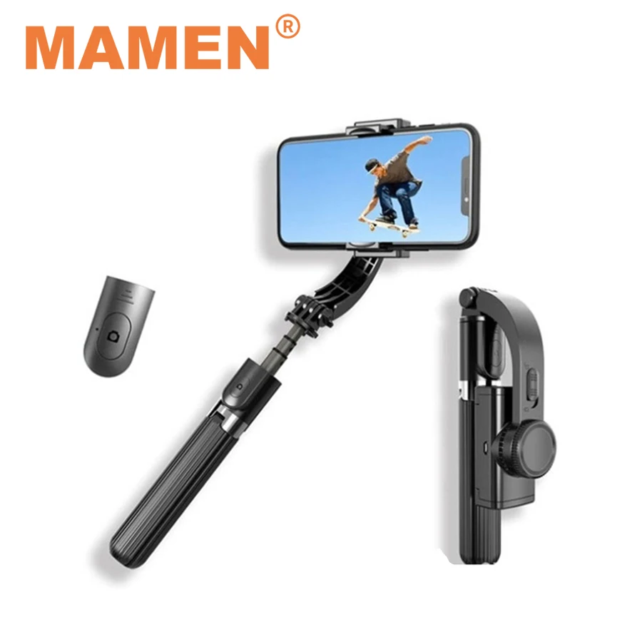 Портативный стабилизатор для телефона MAMEN, монопод для селфи с Bluetooth, пульт дистанционного управления для смартфонов на iOS и Android
Портативный стабилизатор для телефона MAMEN, монопод для селфи с Bluetooth, пульт дистанционного управления для смартфонов на iOS и Android
