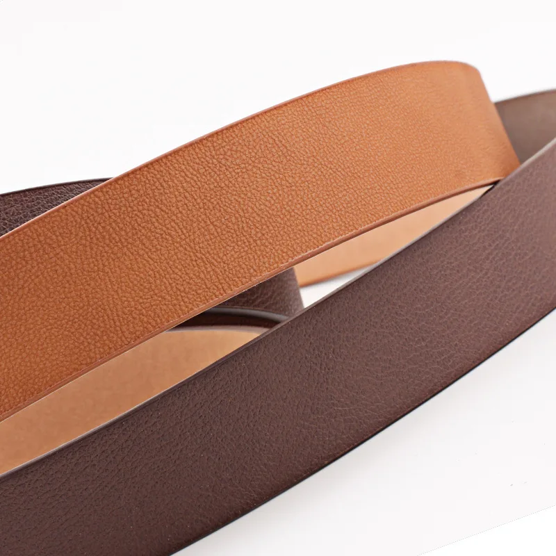 Needle-free smooth buckle ladies belt wild dress jeans trend decorative length 103 cm width 3 6 colors choice | Аксессуары для