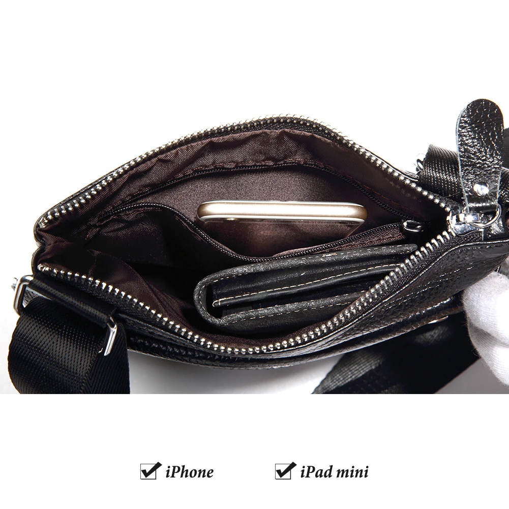 ZZSLHL Brands Male's Messenger Bags Genuine Leather Shoulder Bags Male Thin Business Crossbody Bags Zipper Designer for Boys
ZZSLHL Brands Male's Messenger Bags Genuine Leather Shoulder Bags Male Thin Business Crossbody Bags Zipper Designer for Boys