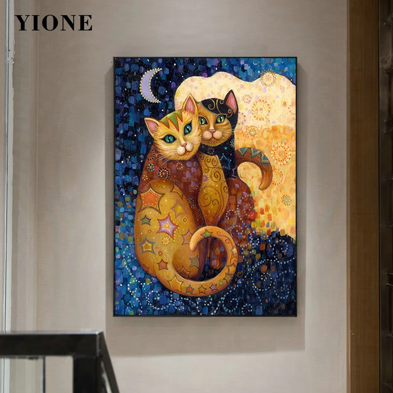 Flowers Butterfly Starry Sky Cat Couples Wall Art Posters Abstract Animal Canvas Pictures for Living Decoration Paintings Prints
Flowers Butterfly Starry Sky Cat Couples Wall Art Posters Abstract Animal Canvas Pictures for Living Decoration Paintings Prints