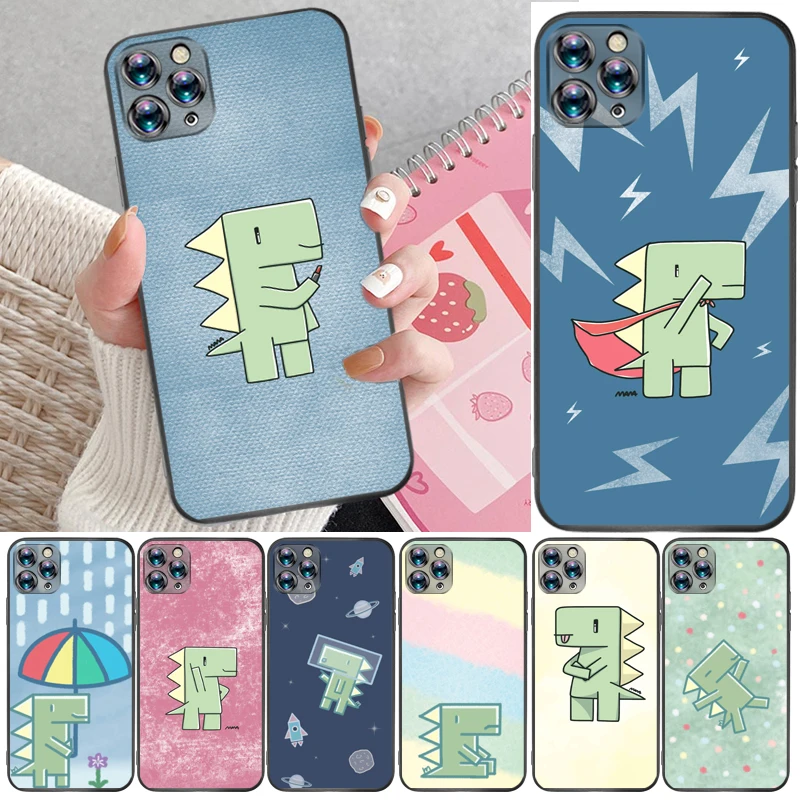 Cute Couples Dinosaur Funny Flowers Color Painting Phone Case For iPhone 11 Pro Max Cases Funda Coque
Cute Couples Dinosaur Funny Flowers Color Painting Phone Case For iPhone 11 Pro Max Cases Funda Coque