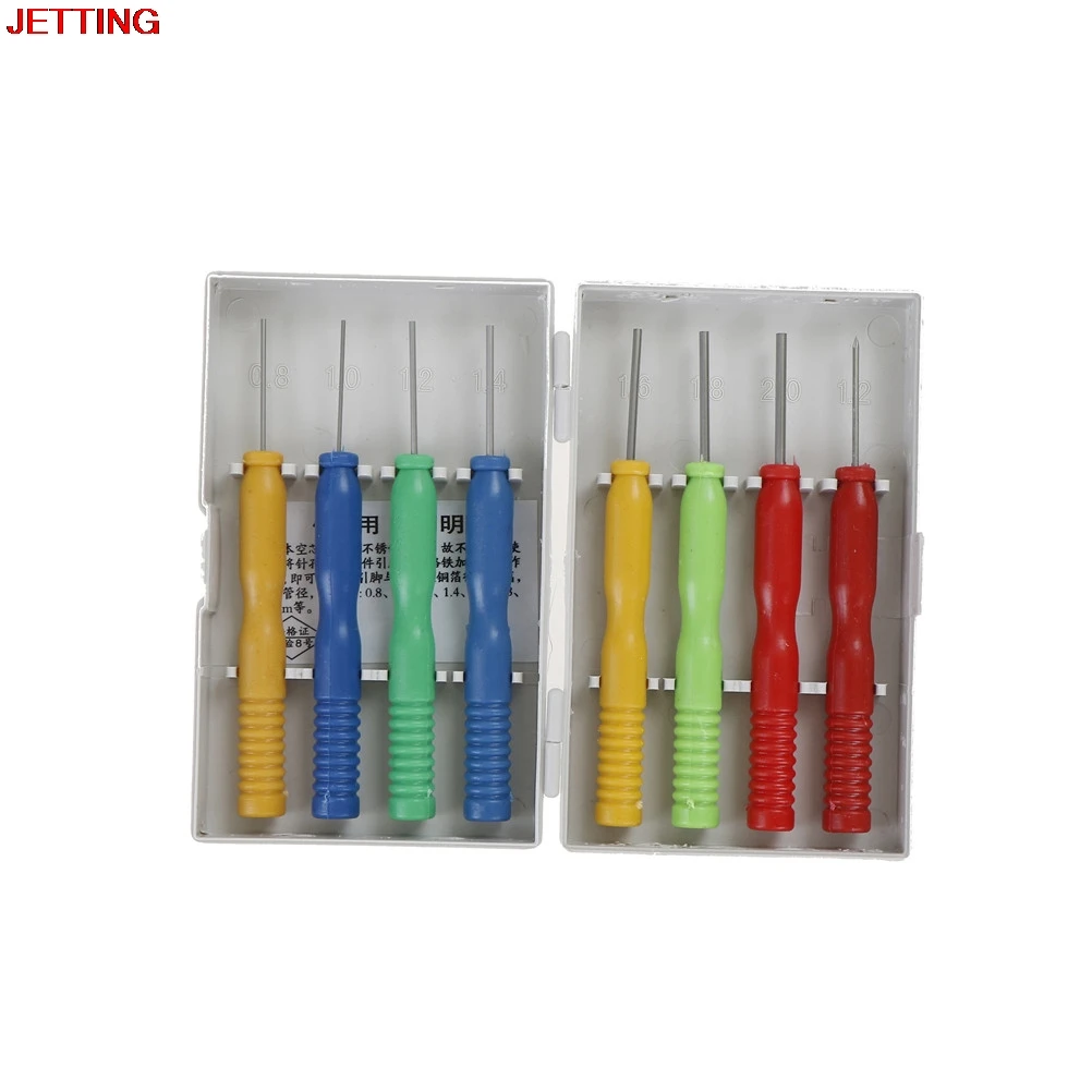 8Pcs/Lot Hollow Needles Desoldering Tool Electronic Stainless Steel Kits Repair Tools
8Pcs/Lot Hollow Needles Desoldering Tool Electronic Stainless Steel Kits Repair Tools