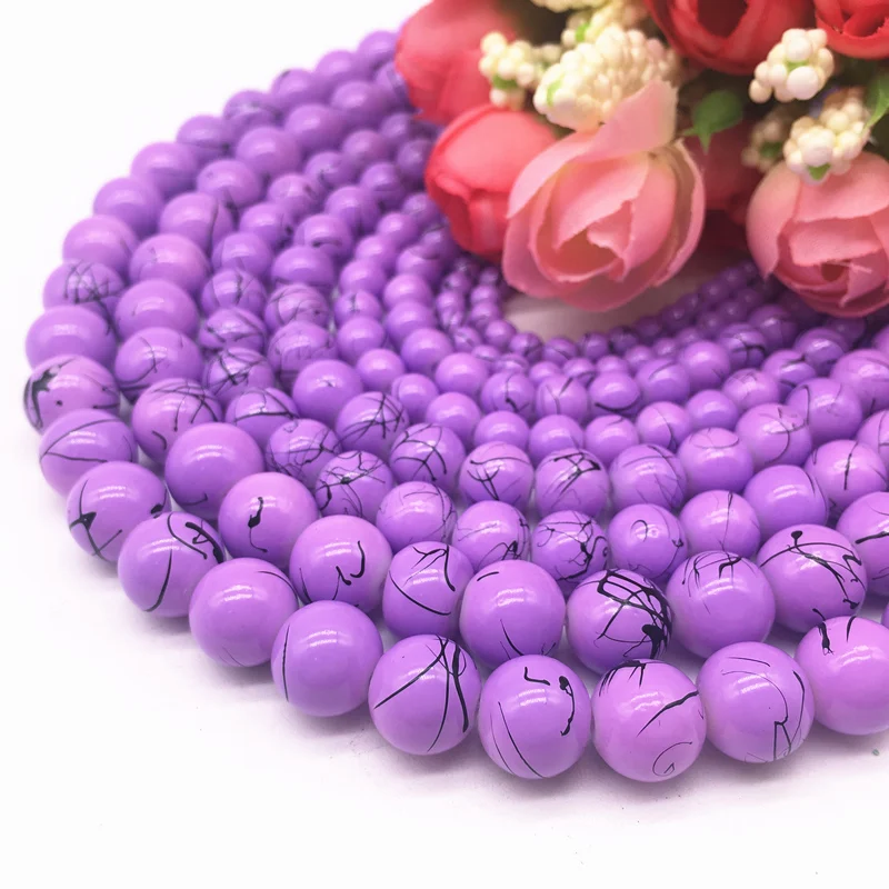 Wholesale 4/6/8/10mm Czech Glass Beads Loose Spacer Beads Painted Charm For Jewellery Making DIY Bracelet&Necklace #15
Wholesale 4/6/8/10mm Czech Glass Beads Loose Spacer Beads Painted Charm For Jewellery Making DIY Bracelet&Necklace #15