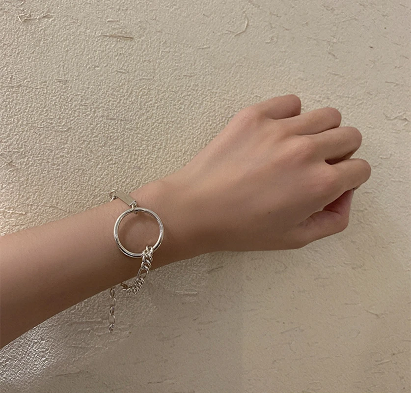 LIVVY Fashion Silver Color Rectangle Cute Hollow Round Bracelet Bangle Fashion Handmade Jewelry Gift
LIVVY Fashion Silver Color Rectangle Cute Hollow Round Bracelet Bangle Fashion Handmade Jewelry Gift