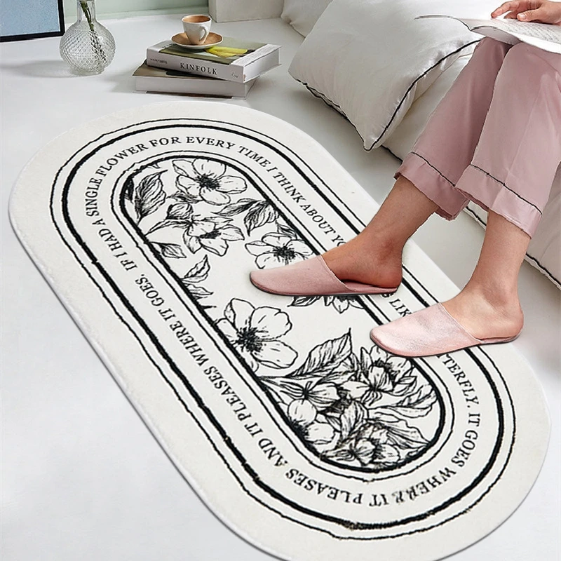 Nordic Bedroom Carpet Living Room Modern Minimalist Area Rugs Thickened Bedside Carpets Bathroom Non-slip Absorbent Floor Mat
Nordic Bedroom Carpet Living Room Modern Minimalist Area Rugs Thickened Bedside Carpets Bathroom Non-slip Absorbent Floor Mat