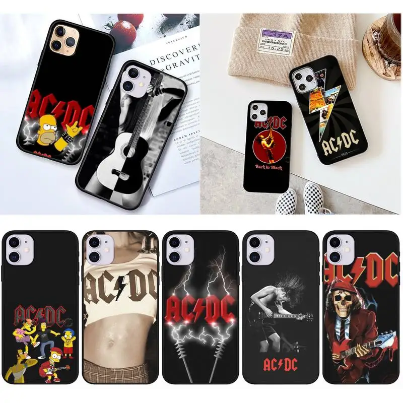 HUAGETOP AC DC poster music Phone Case For iPhone 12 Mini 11 Pro XS Max X XR 7 8 Plus Soft TPU Back Cover
HUAGETOP AC DC poster music Phone Case For iPhone 12 Mini 11 Pro XS Max X XR 7 8 Plus Soft TPU Back Cover
