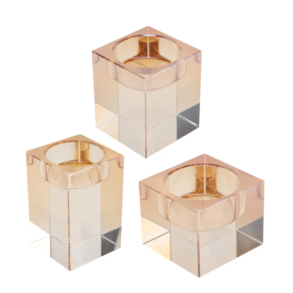 3pcs Festival Candleholder Decoration Crystal Cup Candleholder (Champagne)
3pcs Festival Candleholder Decoration Crystal Cup Candleholder (Champagne)