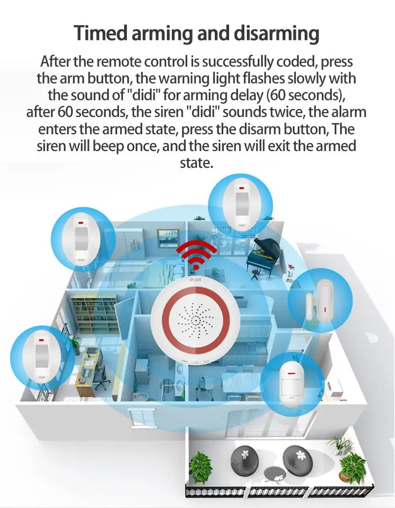 WiFi Wireless Linkage Smart Sound Light Alarm Tuya Detection Siren Alarm Support Google home And Alexa Need Zigbee Gateway
WiFi Wireless Linkage Smart Sound Light Alarm Tuya Detection Siren Alarm Support Google home And Alexa Need Zigbee Gateway