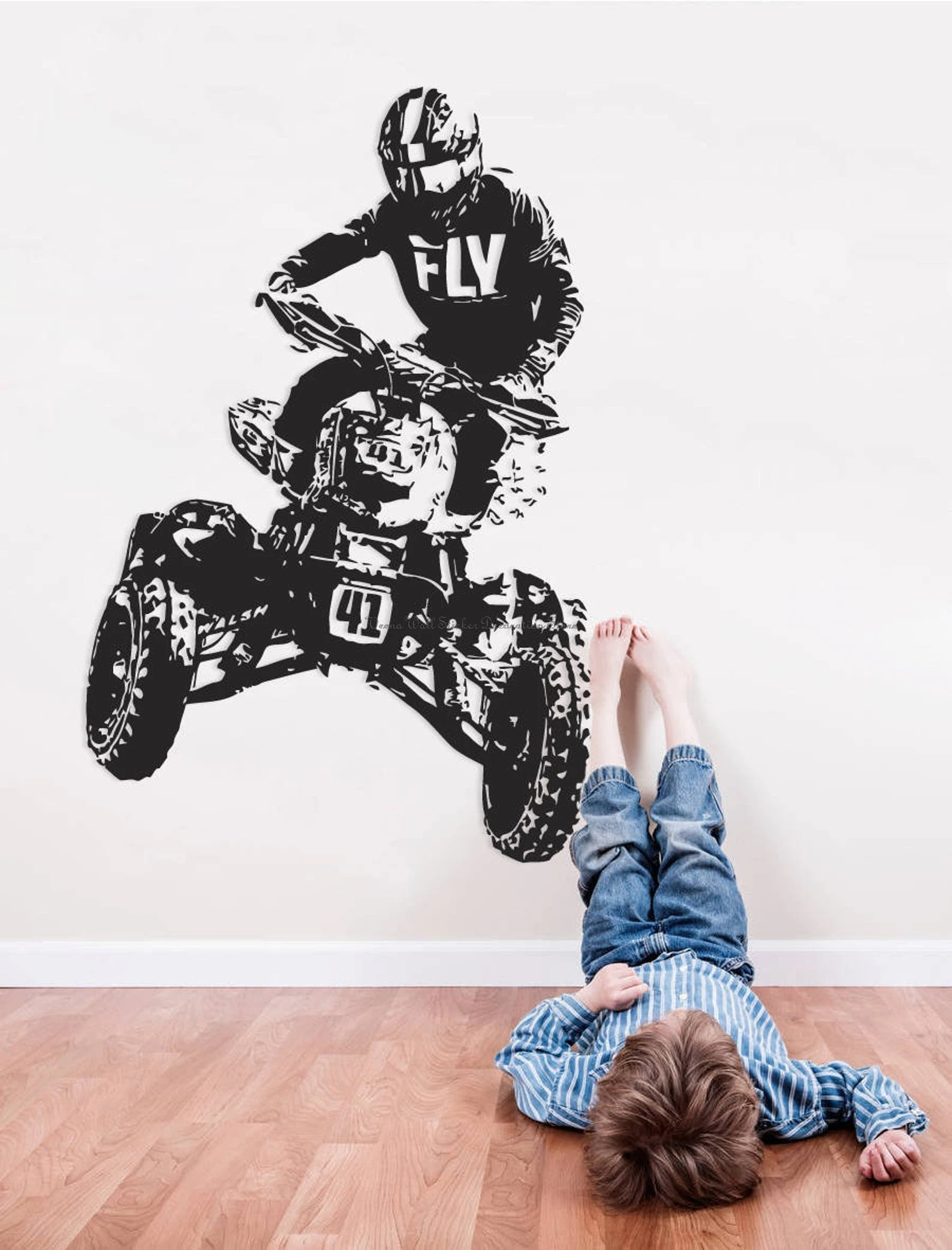 ATV quad bike настенные наклейки для внедорожника home спальня детская комната