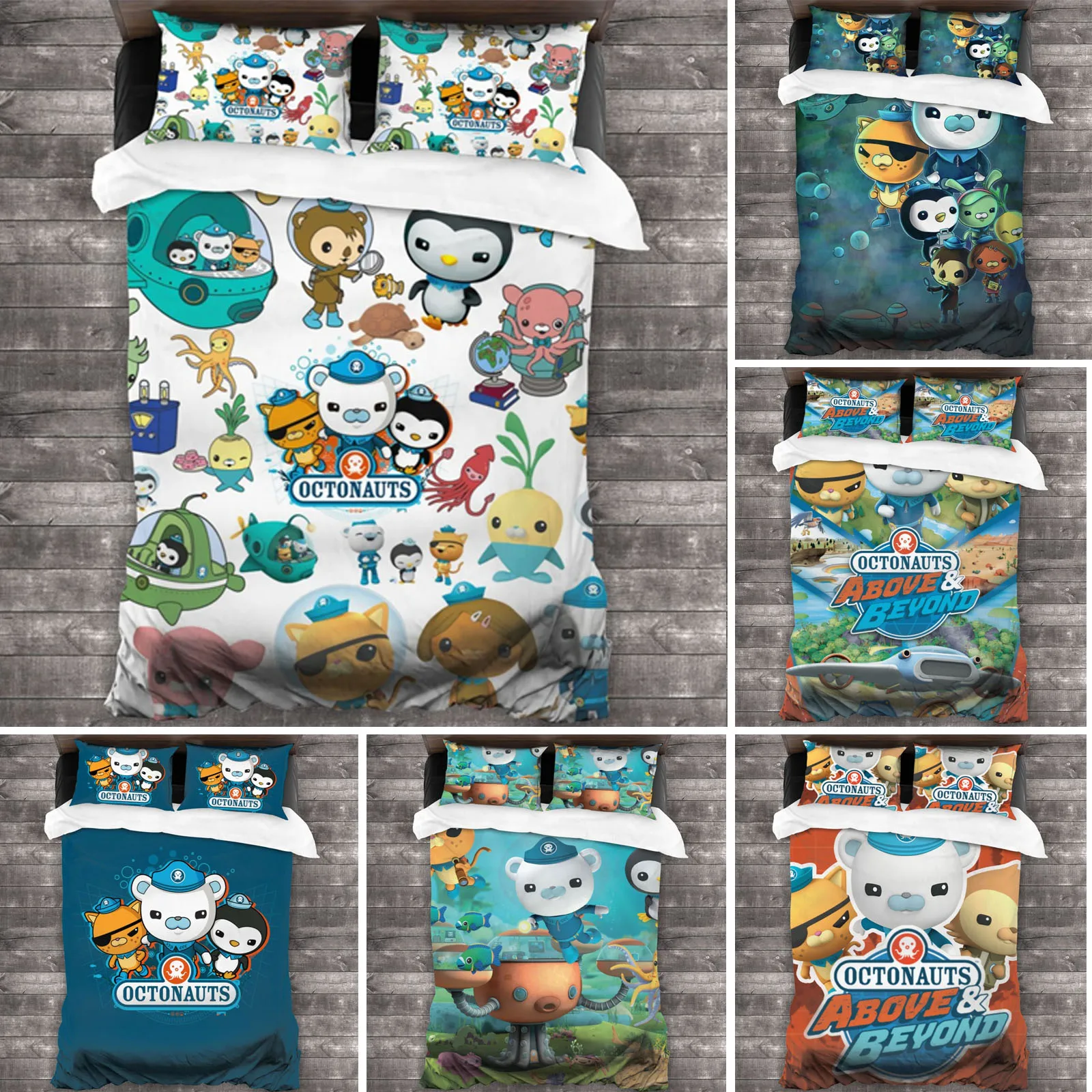 Всесезонный Комплект постельного белья Octonauts из 3 предметов, комплект одеял, кровать 180x130 см
Всесезонный Комплект постельного белья Octonauts из 3 предметов, комплект одеял, кровать 180x130 см