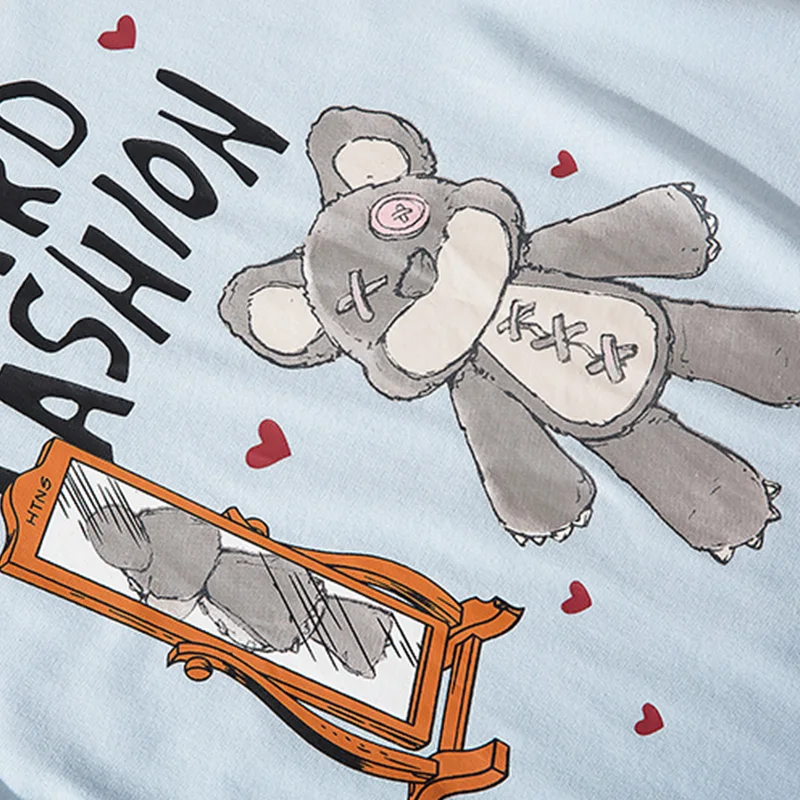 JING ZHE Tshirts Men Cute Bear Print Top Tees Shirts Male Harajuku Hip Hop Streetwear Short Sleeve Casual Loose Simple T-Shirts
JING ZHE Tshirts Men Cute Bear Print Top Tees Shirts Male Harajuku Hip Hop Streetwear Short Sleeve Casual Loose Simple T-Shirts