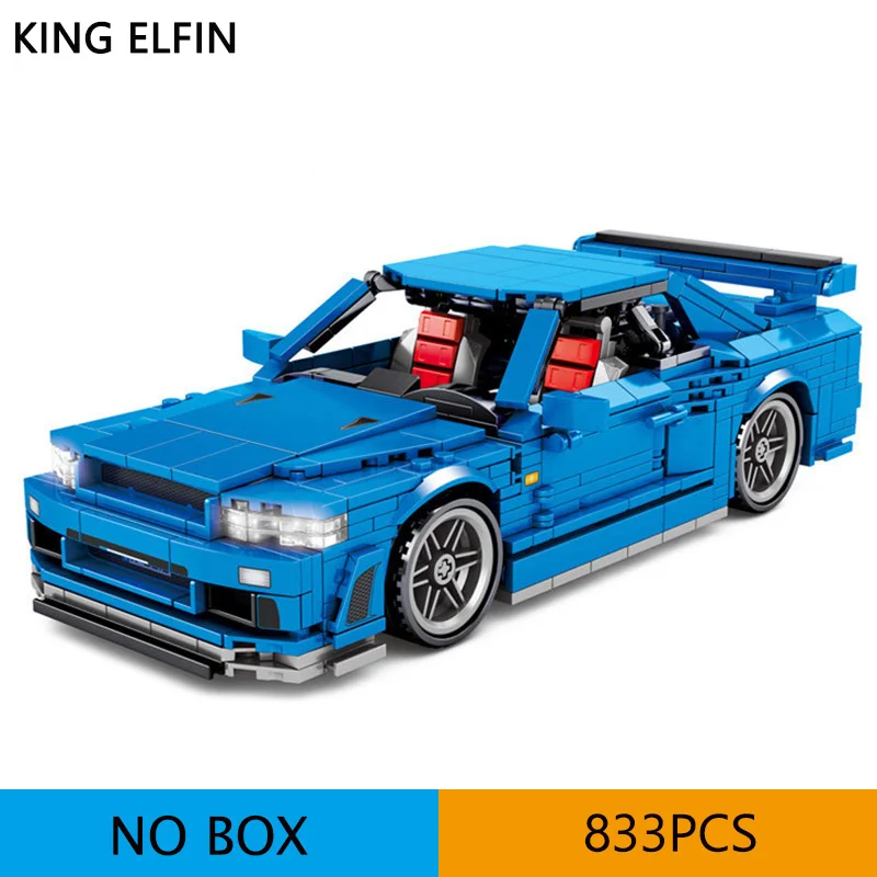 Racing car 8405 mechanical storm GTR34 small particle sports car building block model toy boy's birthday gift
Racing car 8405 mechanical storm GTR34 small particle sports car building block model toy boy's birthday gift