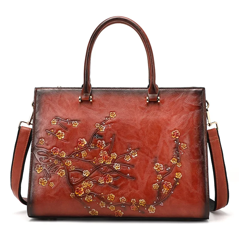 Vintage Embossed Women Shoulder Bag Shopper Split Leather Handbags Ladies Large Capacity Messenger Bags Floral Female Tote Bag
Vintage Embossed Women Shoulder Bag Shopper Split Leather Handbags Ladies Large Capacity Messenger Bags Floral Female Tote Bag