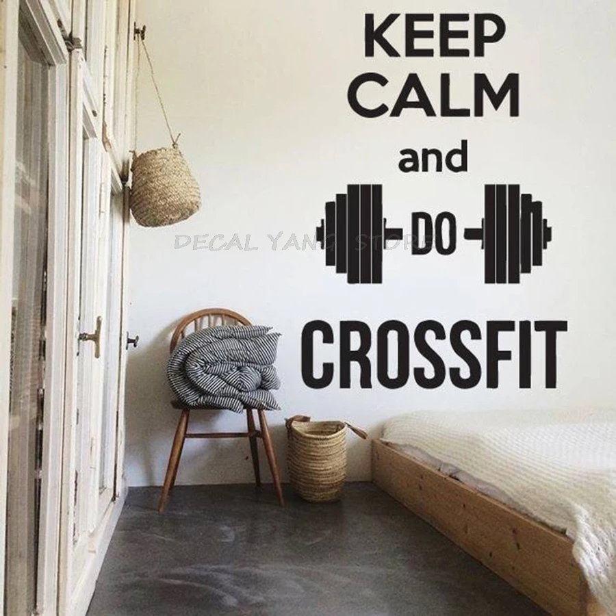 Wall Decals Bedroom Quotes Keep Calm And Do Crossfit Motivation Workout Gym Vinyl Wall Sticker Fitness Sport Bodybuilding 1540
Wall Decals Bedroom Quotes Keep Calm And Do Crossfit Motivation Workout Gym Vinyl Wall Sticker Fitness Sport Bodybuilding 1540