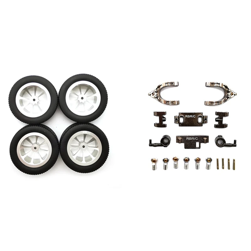 RC Car Metal Wheel Rim Modified Tire Tyre Parts with Metal Upper Lower Swing Arm Steering Cup Knuckle Set
RC Car Metal Wheel Rim Modified Tire Tyre Parts with Metal Upper Lower Swing Arm Steering Cup Knuckle Set