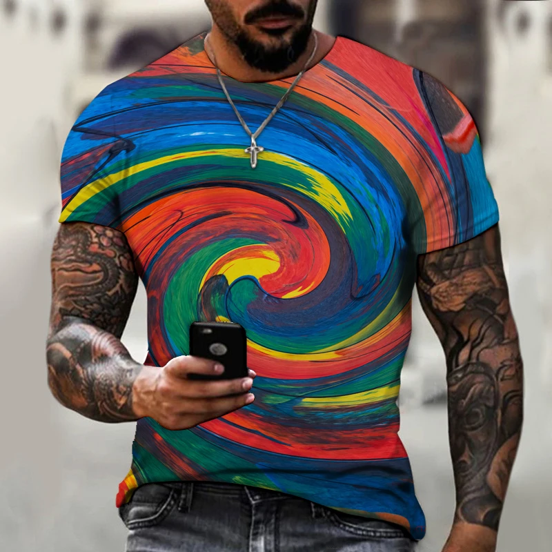 Fashion New 3D Printing Men's Colorful Fantasy T-shirt Hip-hop Street Style Short-sleeved Men's Casual T-shirt Size XXS-6XL
Fashion New 3D Printing Men's Colorful Fantasy T-shirt Hip-hop Street Style Short-sleeved Men's Casual T-shirt Size XXS-6XL