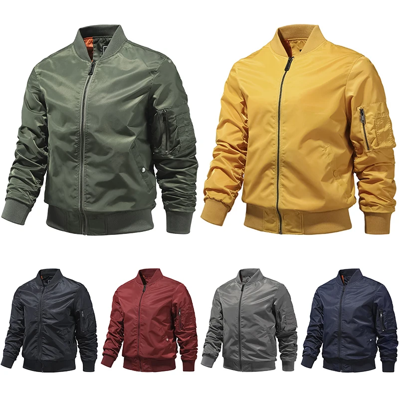 Winter Military Jacket Outwear Mens Cotton Padded Pilot Baseball Jackets Men's Warm Coat Pure Color Work Coat Overcoat
Winter Military Jacket Outwear Mens Cotton Padded Pilot Baseball Jackets Men's Warm Coat Pure Color Work Coat Overcoat