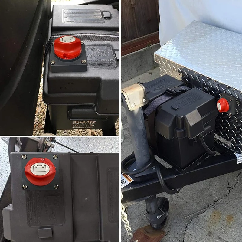 Battery Disconnect Switch 12V-48V Master Isolator Cut Off (On/Off) for Marine Boat Car Truck Camper RV Trailer Engine
Battery Disconnect Switch 12V-48V Master Isolator Cut Off (On/Off) for Marine Boat Car Truck Camper RV Trailer Engine