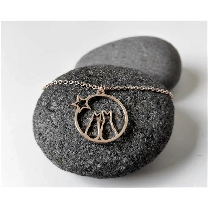 POTCET Necklace Pendants Sweater Chain Choker Cat Star Lover's Anniversary Engagement Jewelry
POTCET Necklace Pendants Sweater Chain Choker Cat Star Lover's Anniversary Engagement Jewelry