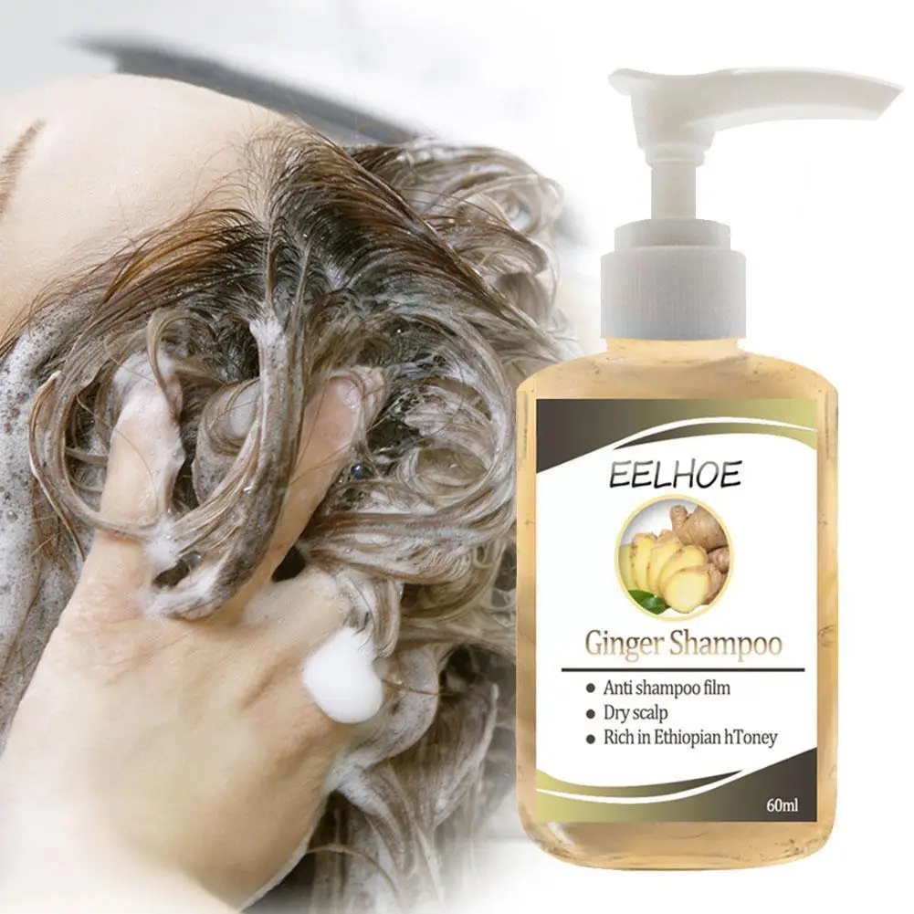 60ml Polygonum Multiflorum Ginger Anti-hair Loss Shampoo, Root Care Scalp Care, Strong H0G6 
60ml Polygonum Multiflorum Ginger Anti-hair Loss Shampoo, Root Care Scalp Care, Strong H0G6