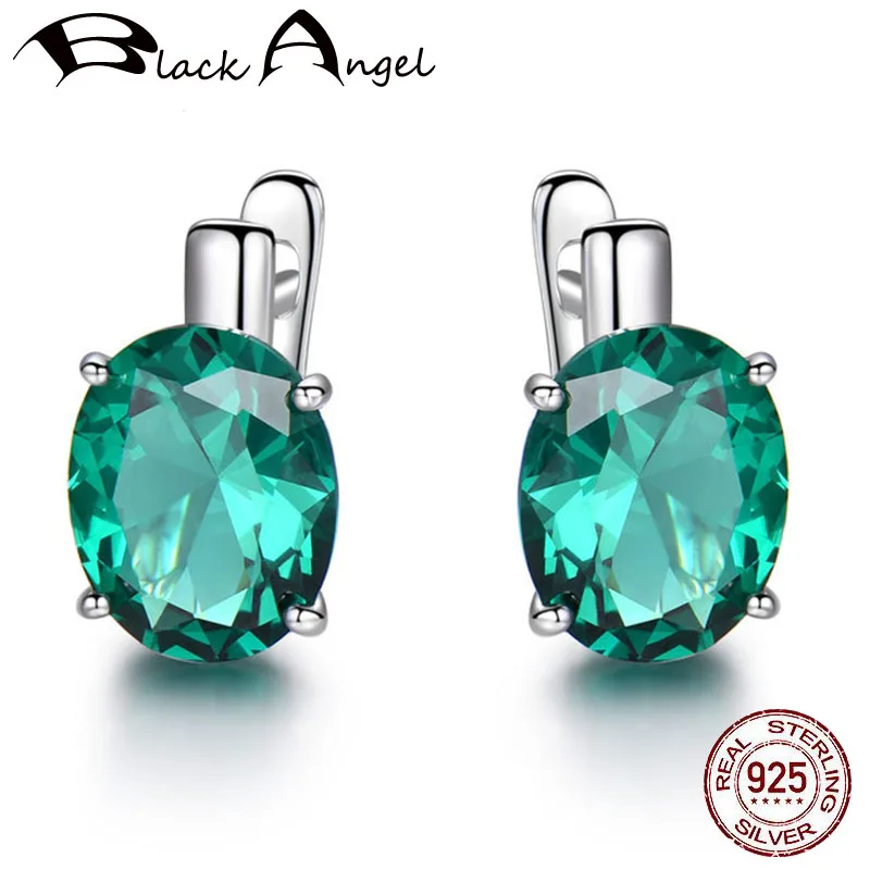 925 Sterling Silver Princess Green Gemstone Earrings Oval Emerald Gemstone Clip Earrings for Women Engagement Fine Jewelry
925 Sterling Silver Princess Green Gemstone Earrings Oval Emerald Gemstone Clip Earrings for Women Engagement Fine Jewelry
