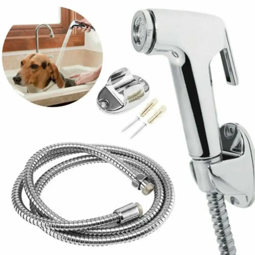 Bidet Faucets Handheld Diapers ABS Sprayer Bathroom Hose Holder Home Toilet