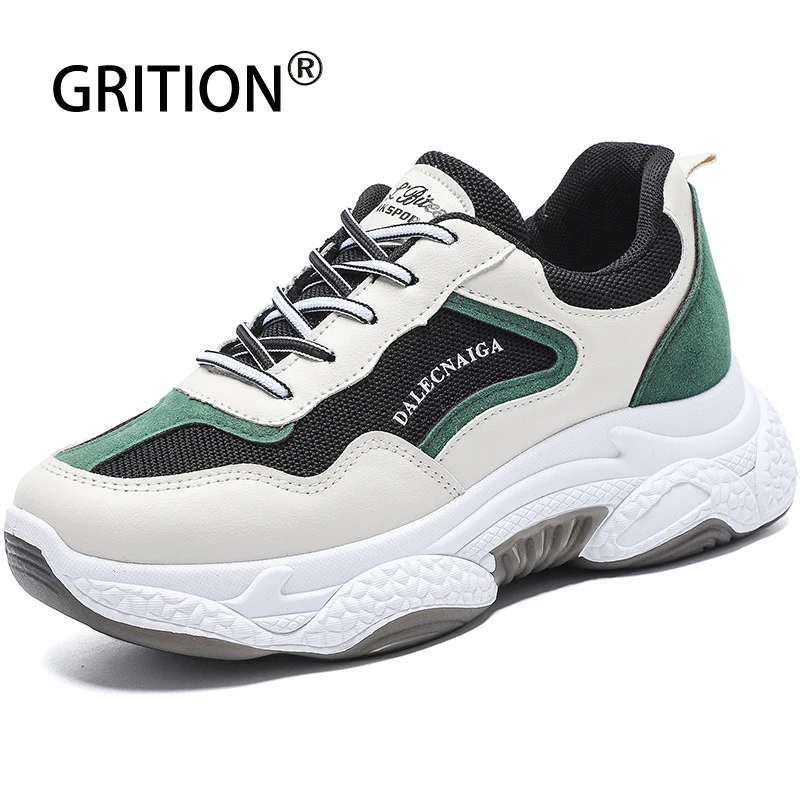 GRITION Women Sneakers High Heel Outdoor Walking Sport Shoes Increased Height Run Lightweight Summer Non-slip Daddy Shoes 2020
GRITION Women Sneakers High Heel Outdoor Walking Sport Shoes Increased Height Run Lightweight Summer Non-slip Daddy Shoes 2020