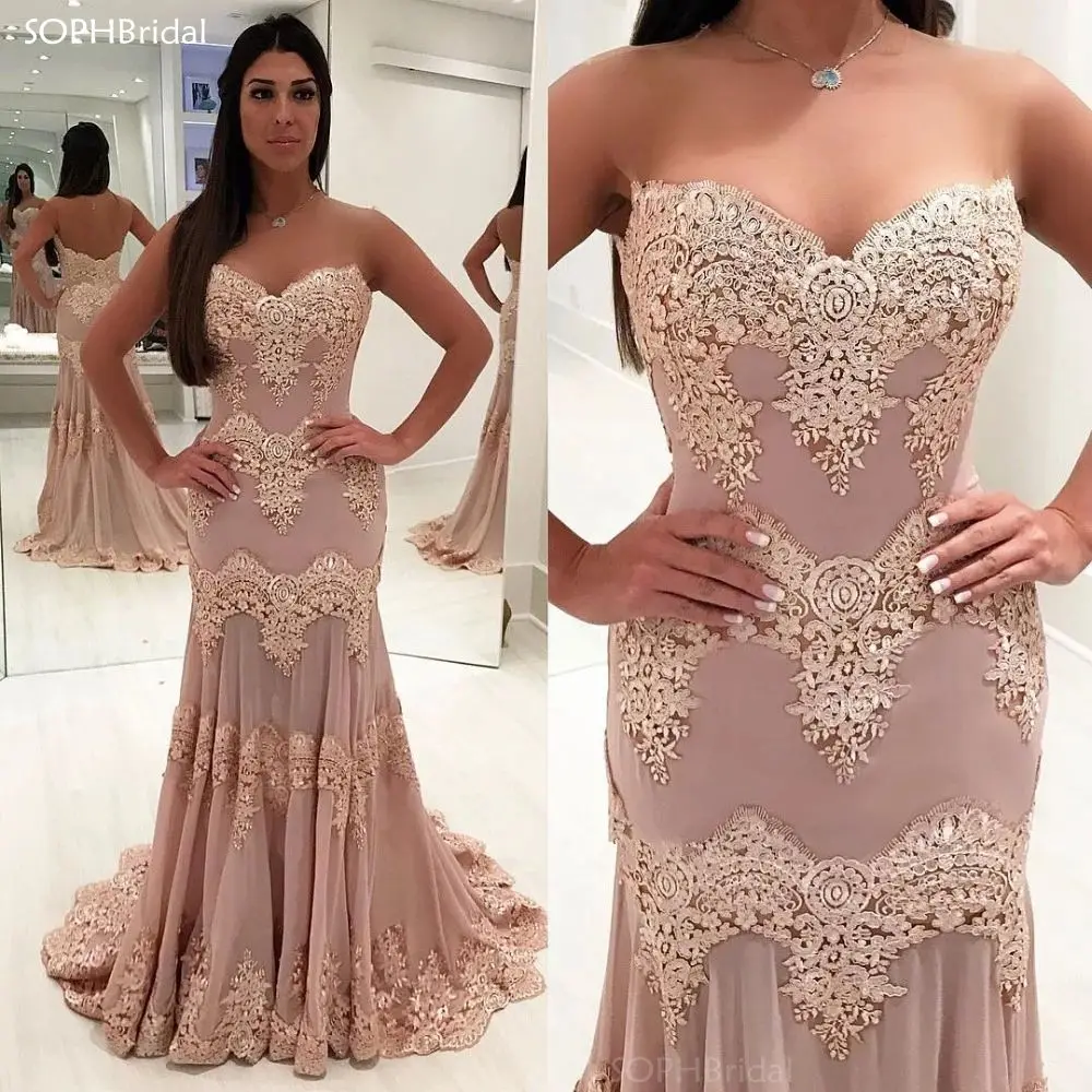 New Arrival Sexy Sweetheart Evening Dress 2021 Appliques Lace Sleeveless Floor Length Prom Dresses Mermaid Evening Gown Vestidos
New Arrival Sexy Sweetheart Evening Dress 2021 Appliques Lace Sleeveless Floor Length Prom Dresses Mermaid Evening Gown Vestidos