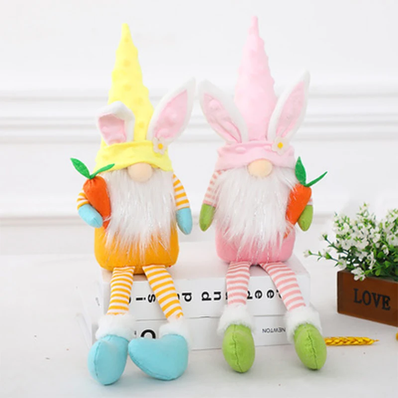 Easter Party Crafts Decor Long-leged Gnome Children Toys Newest Rabbit Cartoon Plush Doll Happy Festival Stylish Supplies
Easter Party Crafts Decor Long-leged Gnome Children Toys Newest Rabbit Cartoon Plush Doll Happy Festival Stylish Supplies