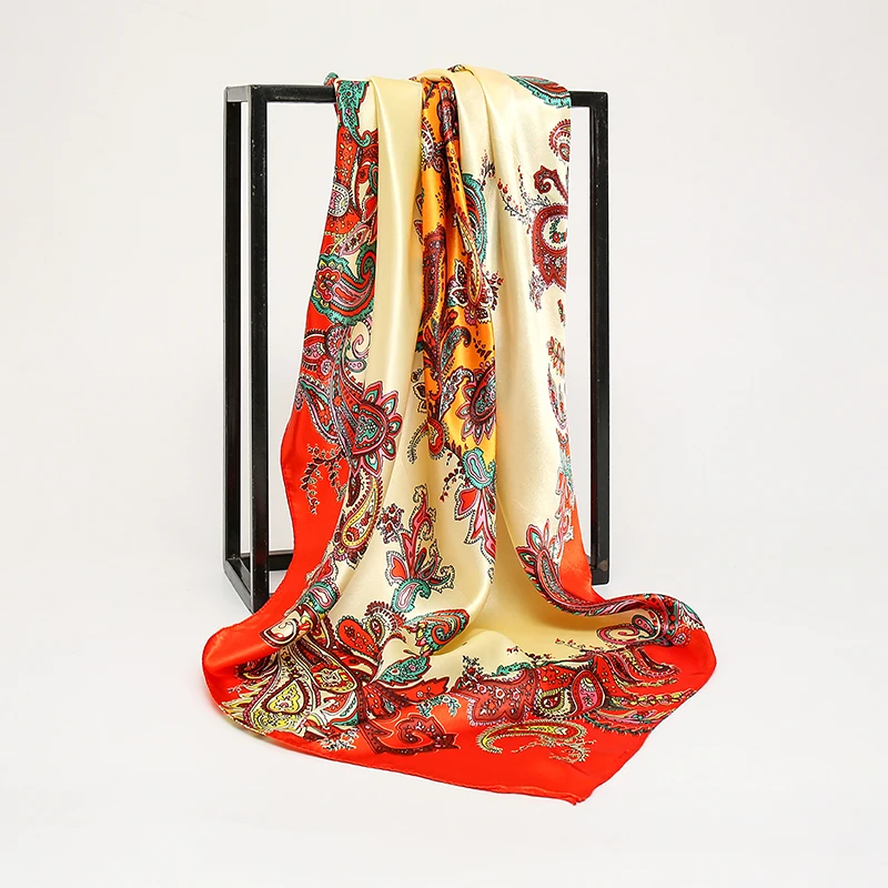 2022 Spring Ladies Scarve Quality Shawl Silk Fashion Scarf Women Luxury Neckerchief Beach Sunscreen Print Headband Hijab 90*90cm
2022 Spring Ladies Scarve Quality Shawl Silk Fashion Scarf Women Luxury Neckerchief Beach Sunscreen Print Headband Hijab 90*90cm