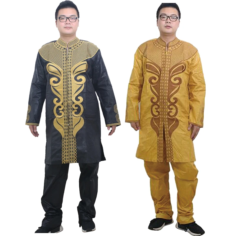 African Mens Dashiki Shirt Pants Set Long Sleeve Tops 2 Pieces Suit Plus Size 6XL Embroidery Gold Pattern Hippie Clothes 2022
African Mens Dashiki Shirt Pants Set Long Sleeve Tops 2 Pieces Suit Plus Size 6XL Embroidery Gold Pattern Hippie Clothes 2022