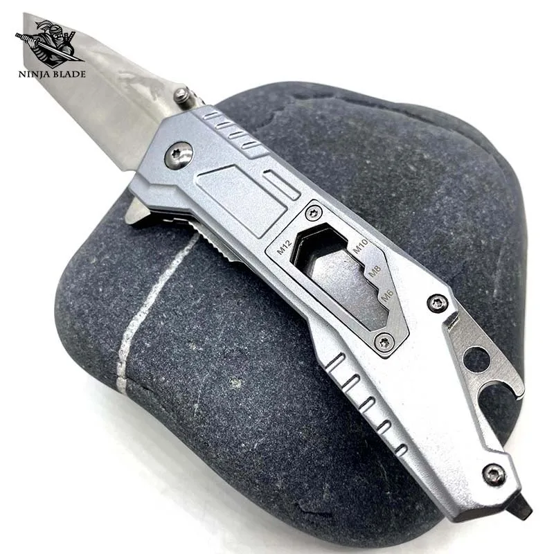 Cheetah EDC Tool Knife Multi-Purpose Portable Mini Stone Wash Jackknife D2 Blade Aluminum Alloy Handle
Cheetah EDC Tool Knife Multi-Purpose Portable Mini Stone Wash Jackknife D2 Blade Aluminum Alloy Handle