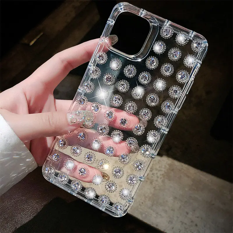 Luxury 3D Diamond Case for iPhone 13/12/11 ProMAX XR XS Transparent Soft Fundas for iPhone SE2 8 7 6 Plus Bling Rhinestone Cover
Luxury 3D Diamond Case for iPhone 13/12/11 ProMAX XR XS Transparent Soft Fundas for iPhone SE2 8 7 6 Plus Bling Rhinestone Cover