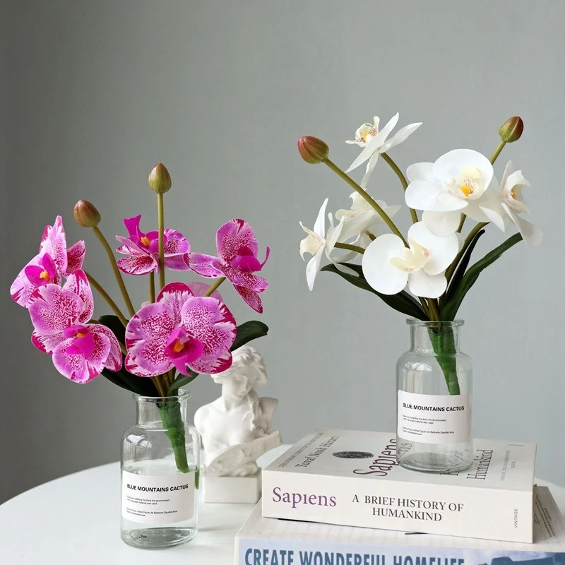 Artificial Flowers,28cm Long Phalaenopsis Bouquet with 6 Heads, Home Flower Arrangement Ornaments, Valentine's Day Gift Bouquet,
Artificial Flowers,28cm Long Phalaenopsis Bouquet with 6 Heads, Home Flower Arrangement Ornaments, Valentine's Day Gift Bouquet,