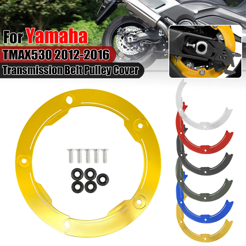 Pulley Cover For Yamaha TMAX530 T-MAX530 T MAX 530 Motorcycle Aluminum Transmission Belt Decoration Guard 12 2013 2014 2015 2016
Pulley Cover For Yamaha TMAX530 T-MAX530 T MAX 530 Motorcycle Aluminum Transmission Belt Decoration Guard 12 2013 2014 2015 2016