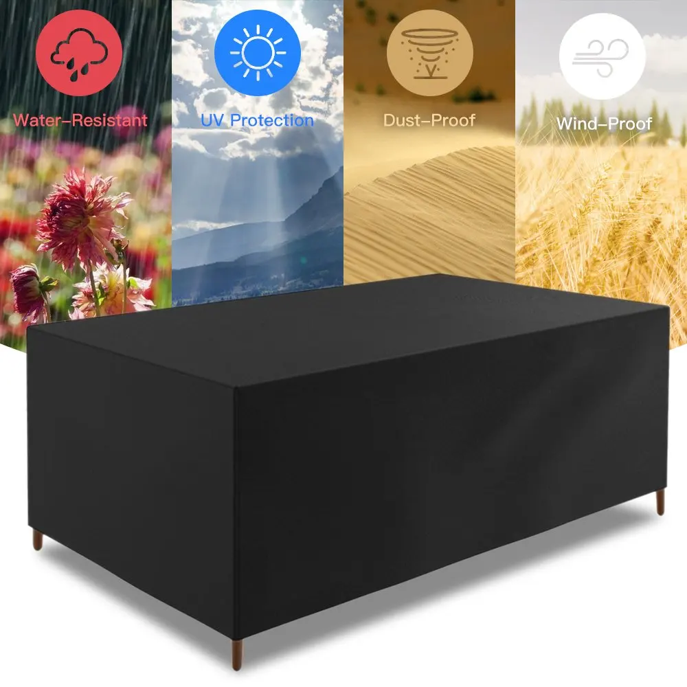 36 Size Black Patio Garden Furniture Covers Waterproof Outdoor 210D Rain Snow Chair covers Sofa Cover
36 Size Black Patio Garden Furniture Covers Waterproof Outdoor 210D Rain Snow Chair covers Sofa Cover