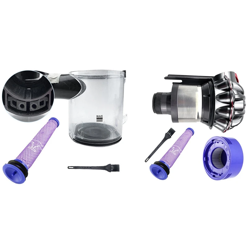 Пылесборник в сборе для Dyson V6 B-типа, фильтр НЕРА и циклонный фильтр НЕРА Для Dyson V6 V7 V8
Пылесборник в сборе для Dyson V6 B-типа, фильтр НЕРА и циклонный фильтр НЕРА Для Dyson V6 V7 V8
