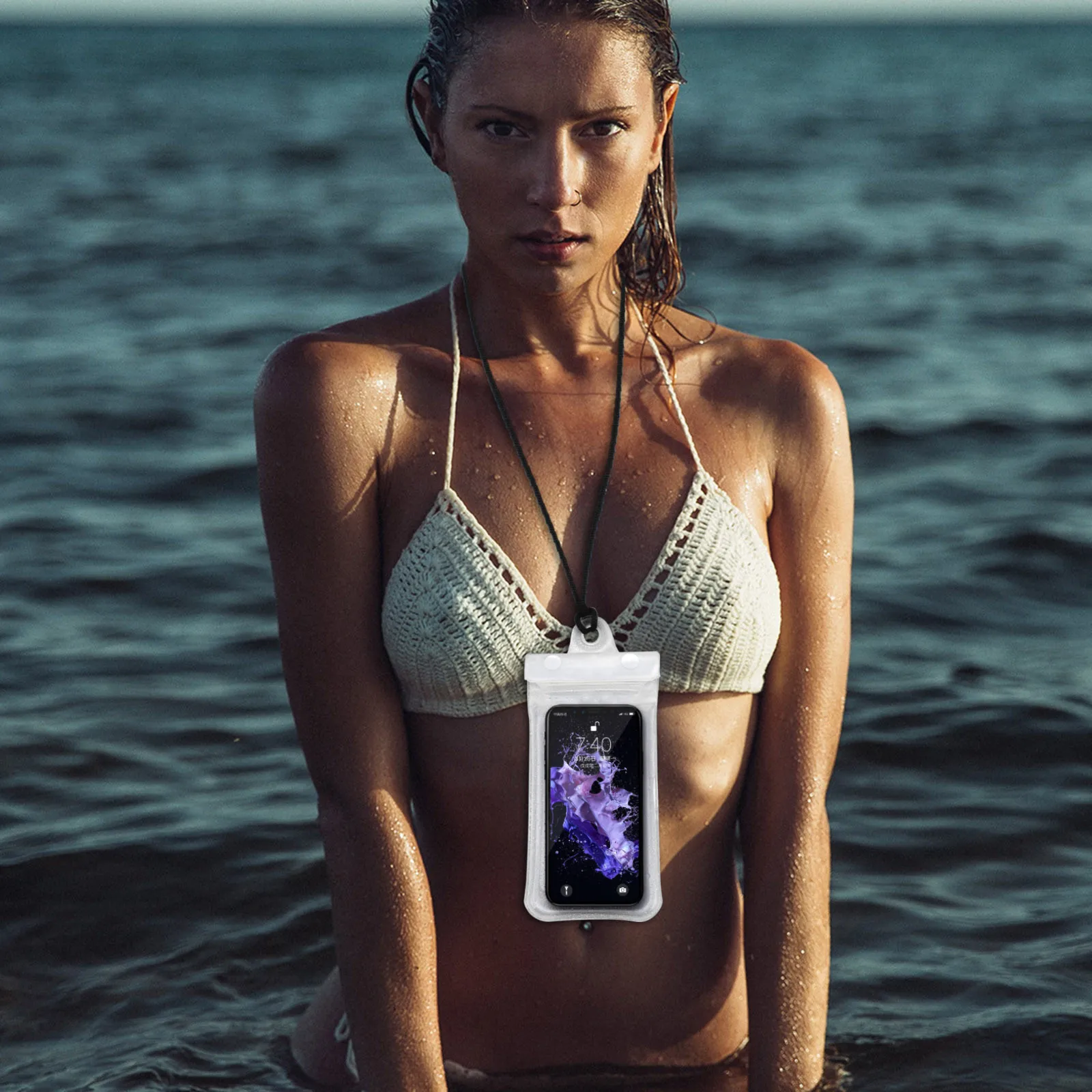 Free Shipping Universal Waterproof Case, Ipx8 Waterproof Phone Pouch Dry Bag For Beach Kayaking Travel Estuche a prueba de agua
Free Shipping Universal Waterproof Case, Ipx8 Waterproof Phone Pouch Dry Bag For Beach Kayaking Travel Estuche a prueba de agua