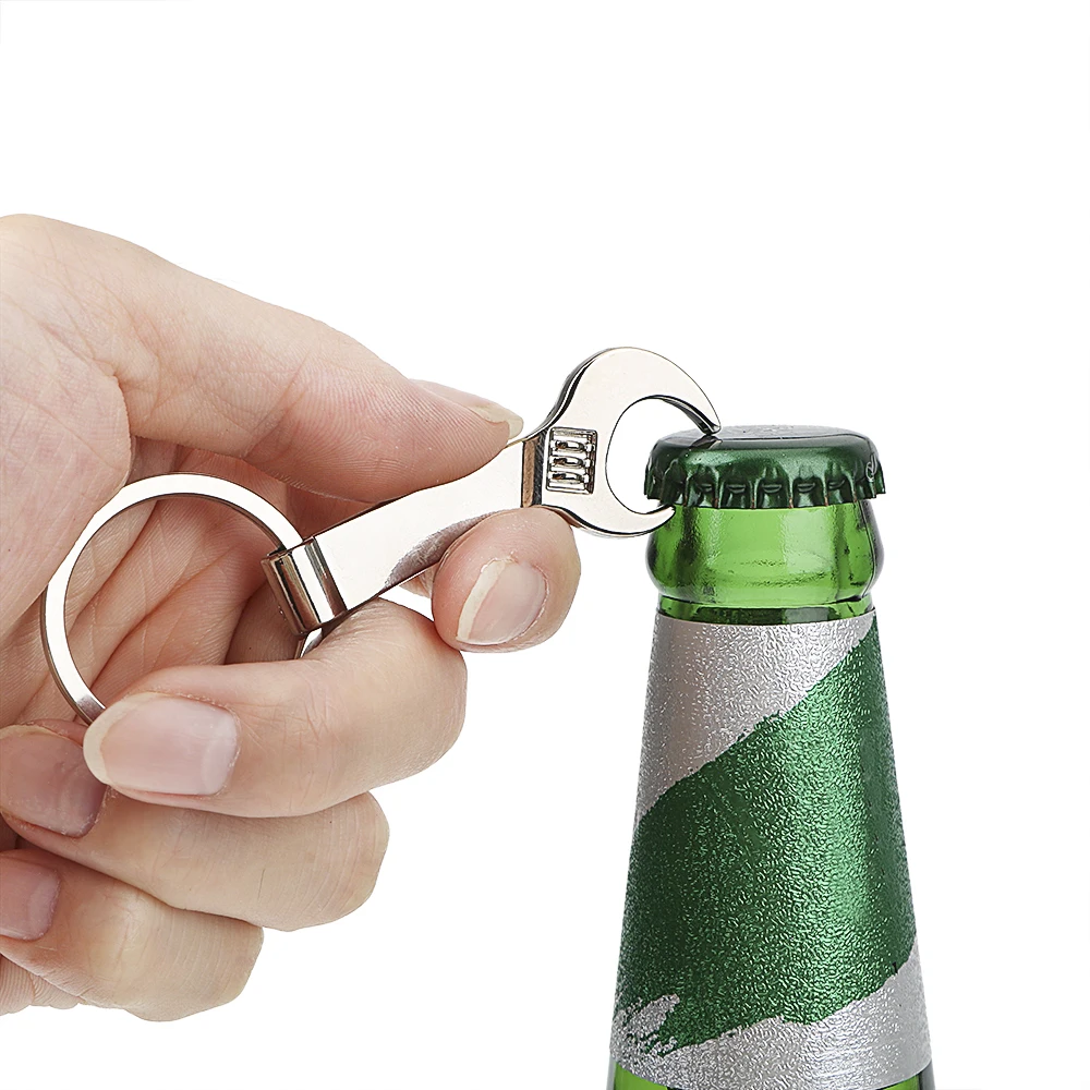Beer Bottle Opener Eco-friendly Hotel Restaurant Wedding Small Spanner Silver Metal Wrench Key Chain Keyring
Beer Bottle Opener Eco-friendly Hotel Restaurant Wedding Small Spanner Silver Metal Wrench Key Chain Keyring