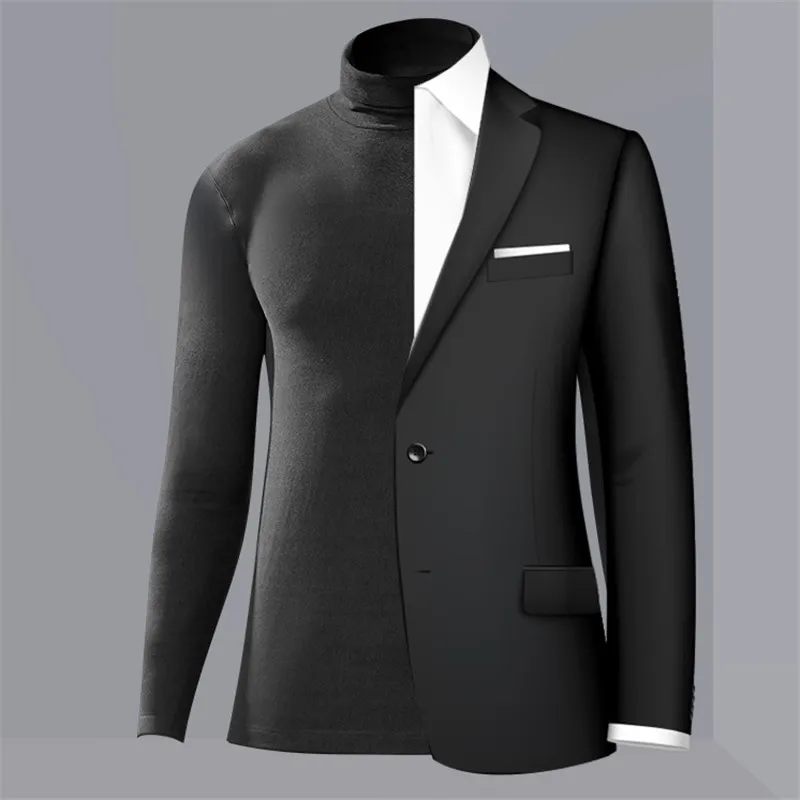 2 Style Mens Thermal Round Neck Bottoming Suits Light-feeling Double-Sided Fleece Male's Underwear Knee Pad Long Trousers Sets
2 Style Mens Thermal Round Neck Bottoming Suits Light-feeling Double-Sided Fleece Male's Underwear Knee Pad Long Trousers Sets