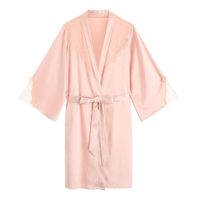 (Robe+braces skirt+T-Underpants) Women's fashion Bathrobe suit Lace nightdress night-robe seduction Sexy lingerie home clothing
(Robe+braces skirt+T-Underpants) Women's fashion Bathrobe suit Lace nightdress night-robe seduction Sexy lingerie home clothing