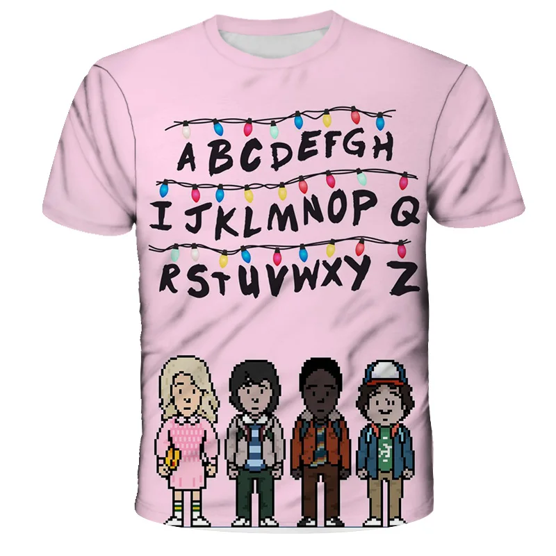 3D Print Children's Clothing Stranger Things Kids Clothes Girl Tops Tees Boys T-shirts Casual Funny Summer New Baby Streetwear
3D Print Children's Clothing Stranger Things Kids Clothes Girl Tops Tees Boys T-shirts Casual Funny Summer New Baby Streetwear