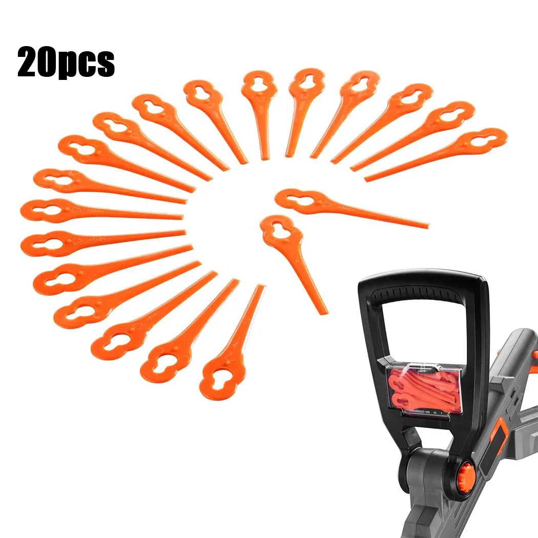 20pcs Plastic Blade FUXTEC 20V FX-E1RT20 Lawn Trimmer Cordless Lawn Mower Park Garden Power Tool Spare Parts
20pcs Plastic Blade FUXTEC 20V FX-E1RT20 Lawn Trimmer Cordless Lawn Mower Park Garden Power Tool Spare Parts