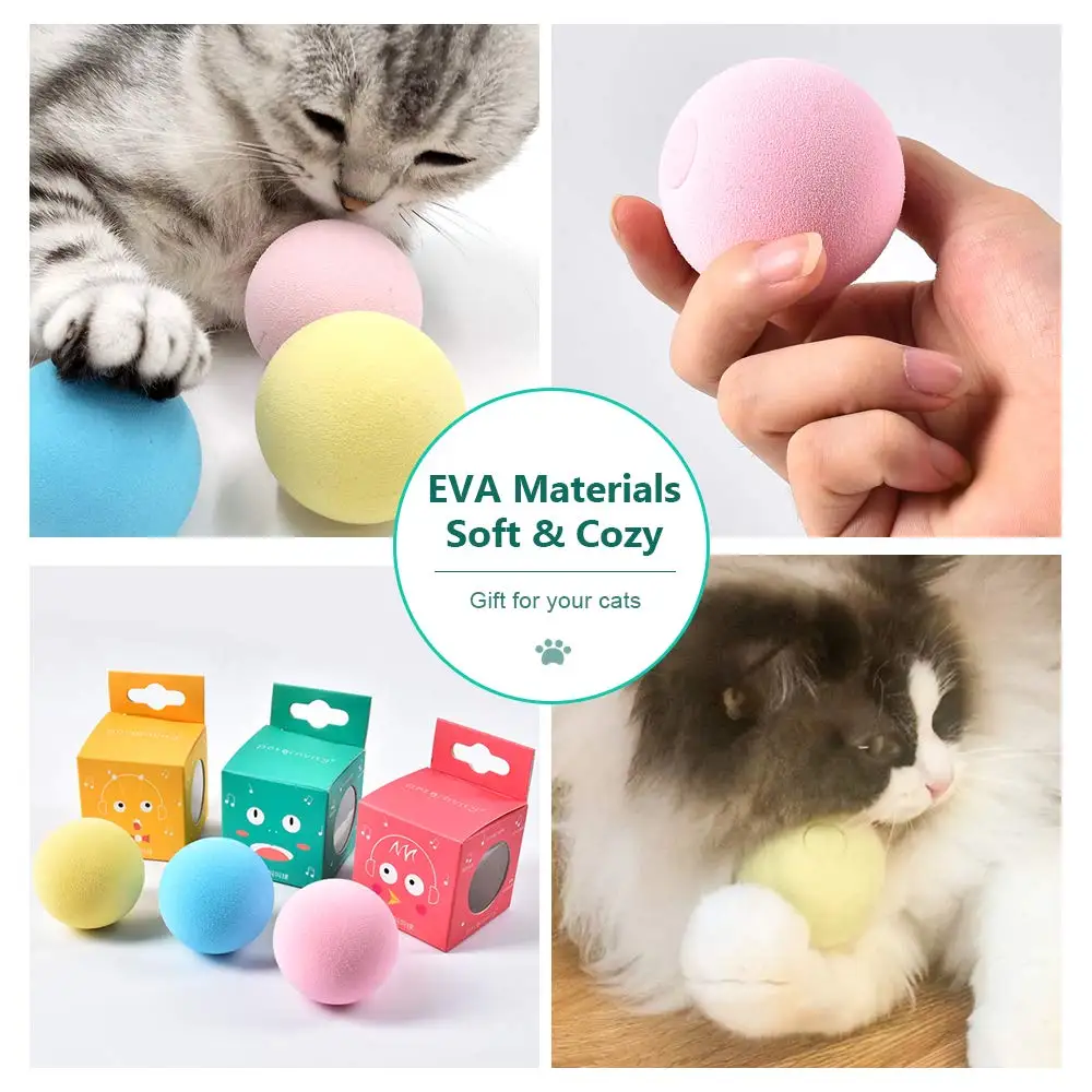 Interactive Cat Toy Balls Pet Electric Catnip Kitten Toys Cat Scratch Balls Funny Toys Foam Plush Wool Smart Pet Toys for Cats
Interactive Cat Toy Balls Pet Electric Catnip Kitten Toys Cat Scratch Balls Funny Toys Foam Plush Wool Smart Pet Toys for Cats