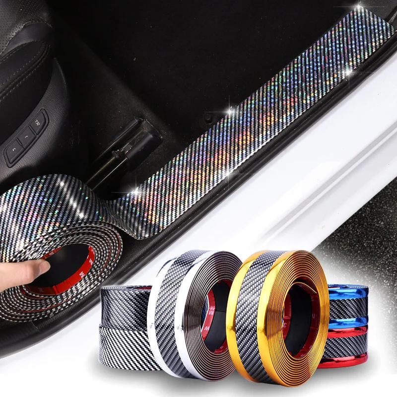 5D DIY Carbon Fiber 2.5M Car Styling Bumper Strip Car Sticker Anti-collision Door Sill Protector High Glossy Wrap Film Accessory
5D DIY Carbon Fiber 2.5M Car Styling Bumper Strip Car Sticker Anti-collision Door Sill Protector High Glossy Wrap Film Accessory