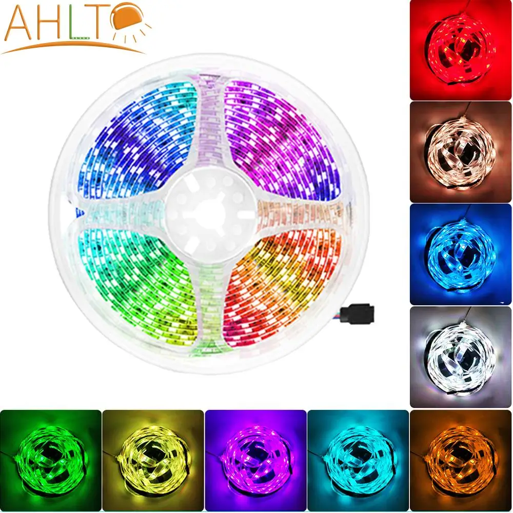 5050 LED Strip Light RGB Flexible Ribbon DIY Led Lights Strip Tape Diode DC 12V TV Backlight Lighting Wall Lamp Neon Night Light
5050 LED Strip Light RGB Flexible Ribbon DIY Led Lights Strip Tape Diode DC 12V TV Backlight Lighting Wall Lamp Neon Night Light